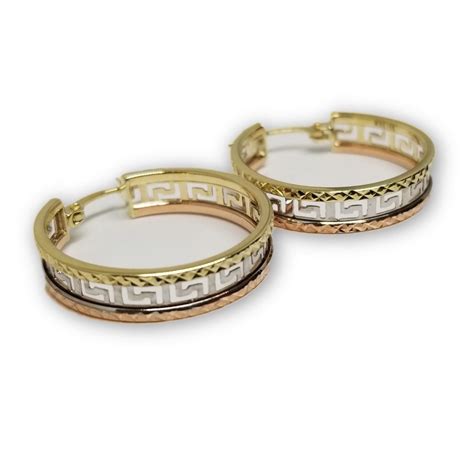 bijoux versace boucle d'oreille|Versace Boucles d’Oreilles Femme .